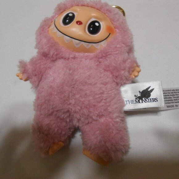 Pink Plush Monster Keychain - Picture 9 of 11